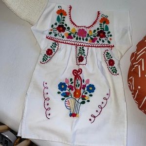 Traditional Mexican Dress Embroidered
